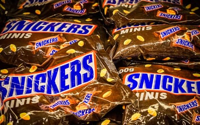 Snickers the chocolate bar choice of hikers
