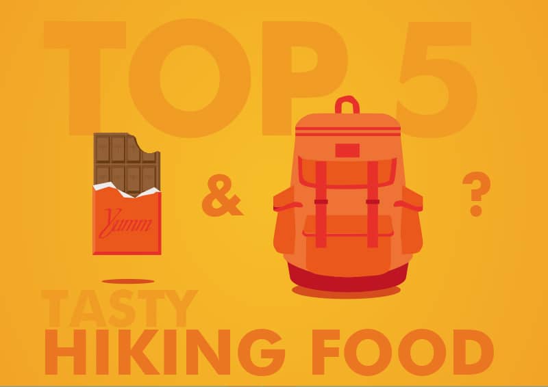 tasty hiking snacks, the top 5