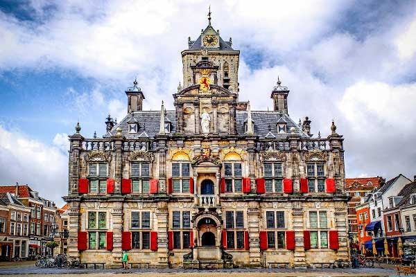 City hall delft, places to visit when hiking amsterdam area in the netherlands